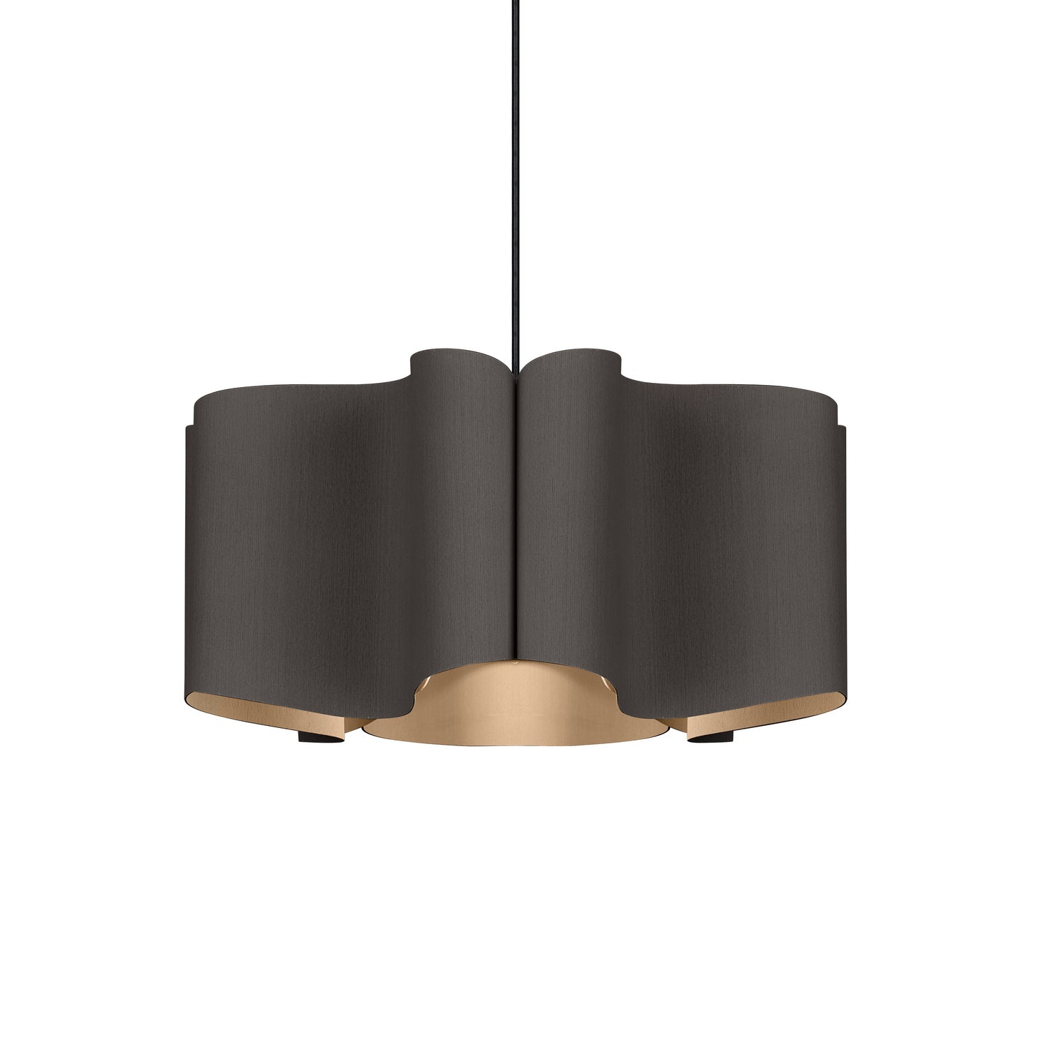 Bruck Lighting - WEPPAU/50/EBY/ASH - One Light Pendant - WEP - Black