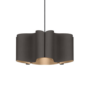 Bruck Lighting - WEPPAU/50/EBY/ASH - One Light Pendant - WEP - Black