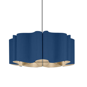 Bruck Lighting - WEPPAU/60/BLU/ASH - One Light Pendant - WEP - Black