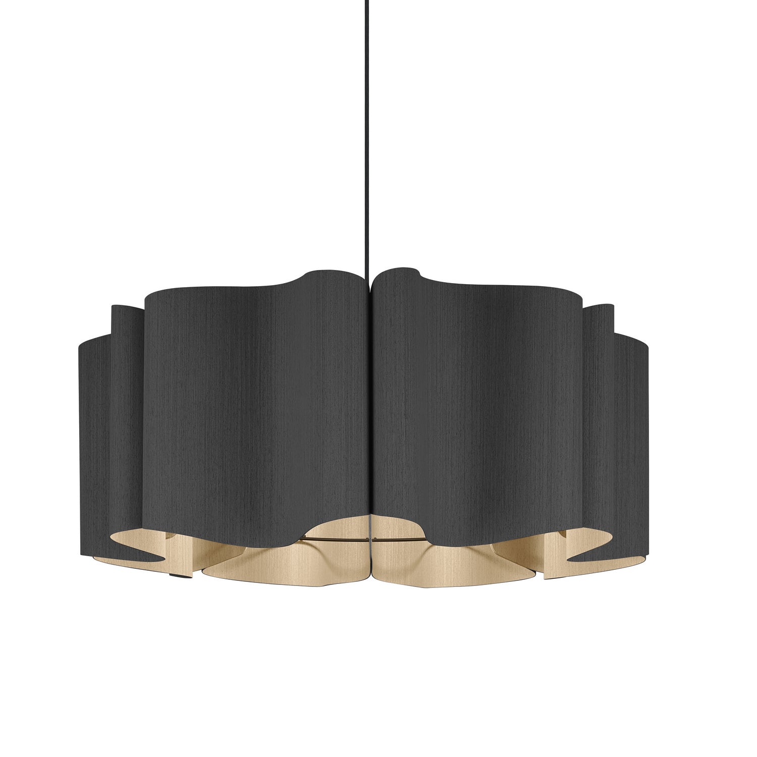 Bruck Lighting - WEPPAU/60/EBY/ASH - One Light Pendant - WEP - Black