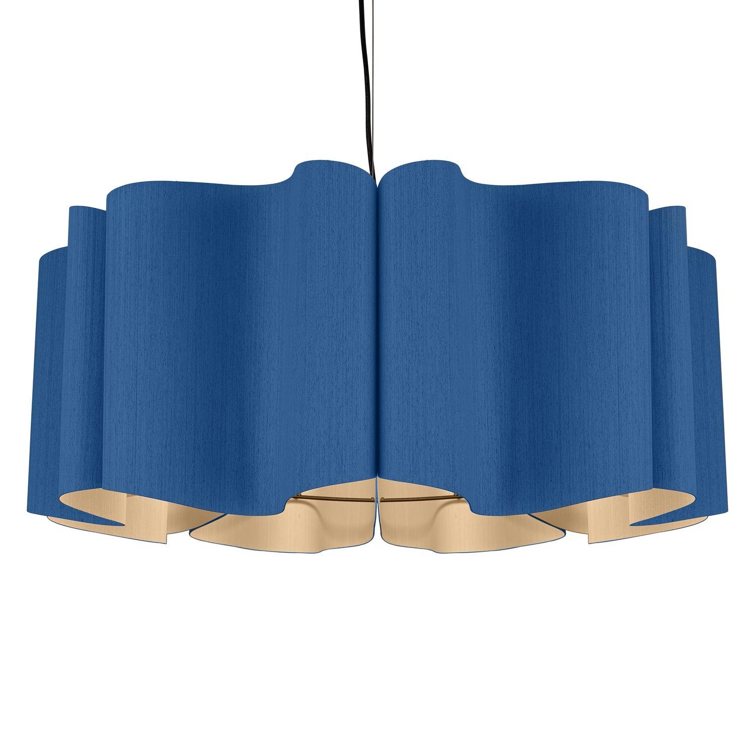 Bruck Lighting - WEPPAU/80/BLU/ASH - One Light Pendant - WEP - Black