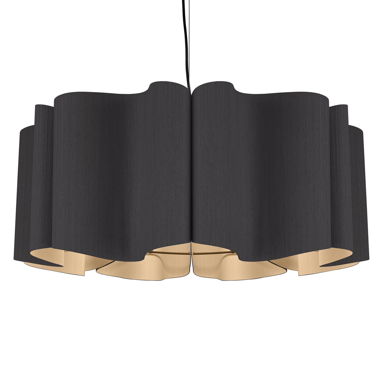 Bruck Lighting - WEPPAU/80/EBY/ASH - One Light Pendant - WEP - Black