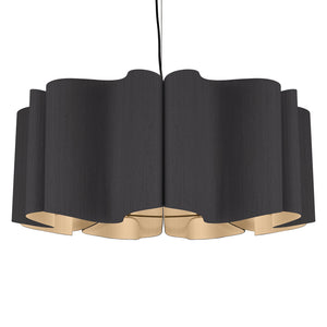 Bruck Lighting - WEPPAU/80/EBY/ASH - One Light Pendant - WEP - Black