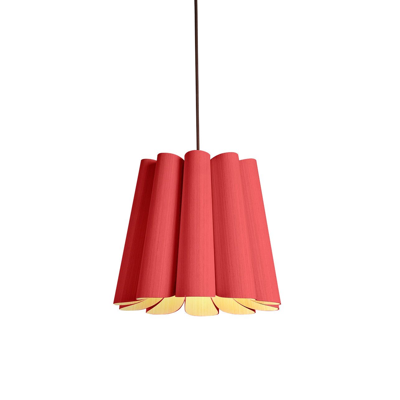 Bruck Lighting - WEPREN/32/RED/ASH - One Light Pendant - WEP - Black