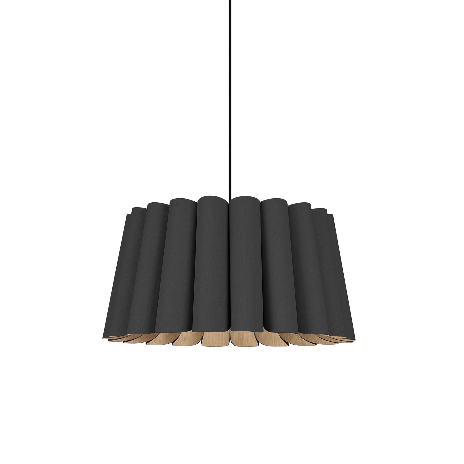 Bruck Lighting - WEPREN/56/EBY/ASH - One Light Pendant - WEP - Black