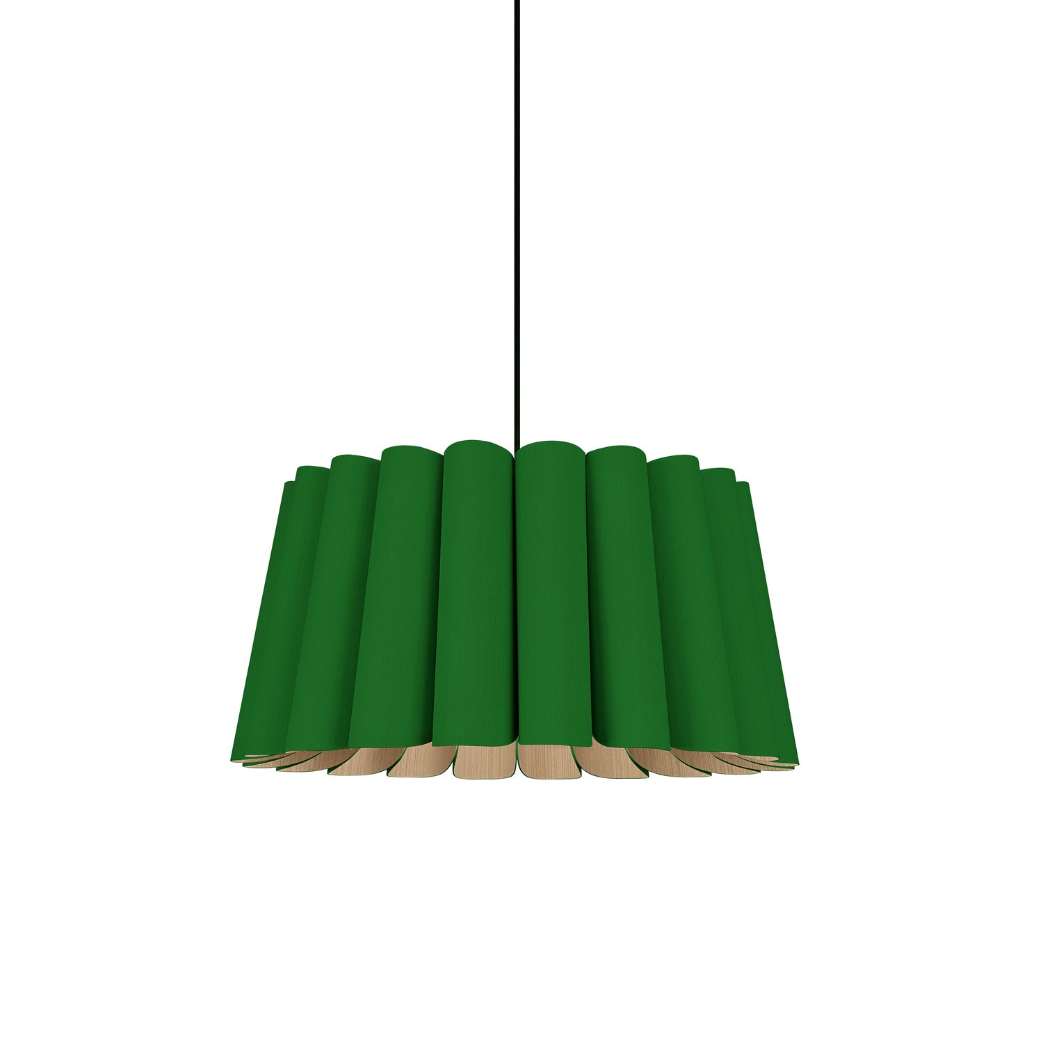 Bruck Lighting - WEPREN/56/GRN/ASH - One Light Pendant - WEP - Black