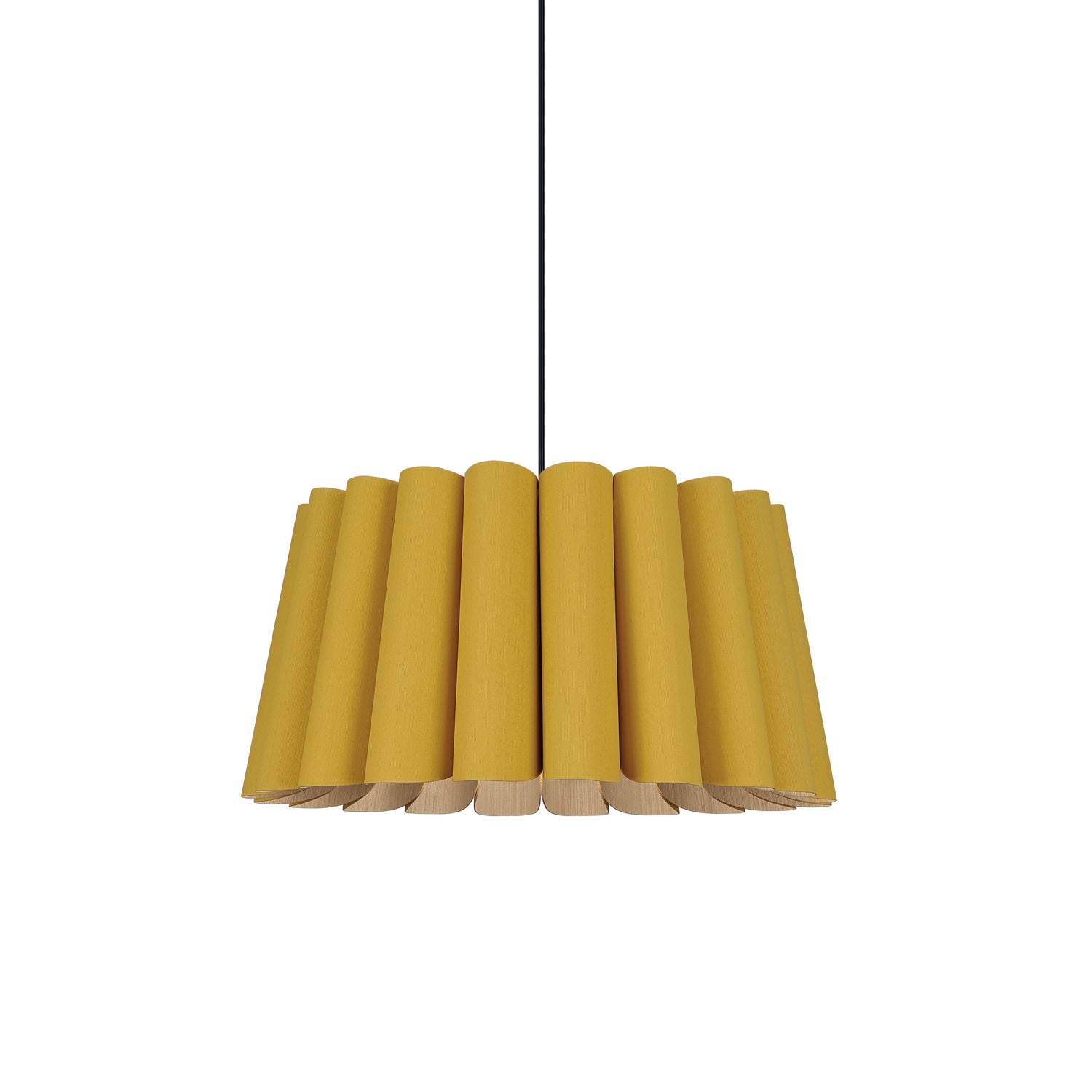 Bruck Lighting - WEPREN/56/YLW/ASH - One Light Pendant - WEP - Black