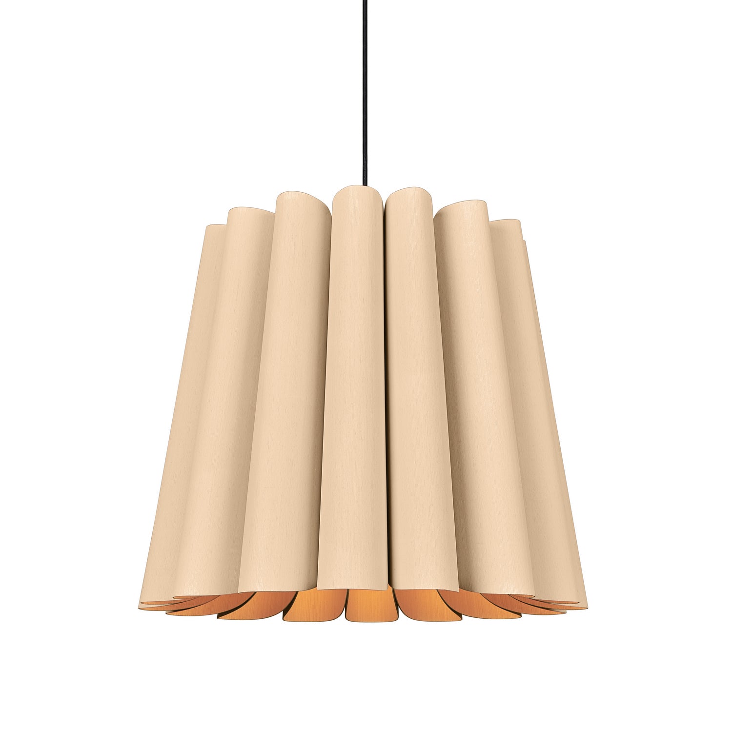 Bruck Lighting - WEPREN/56L/ASH/ASH - One Light Pendant - WEP - Black