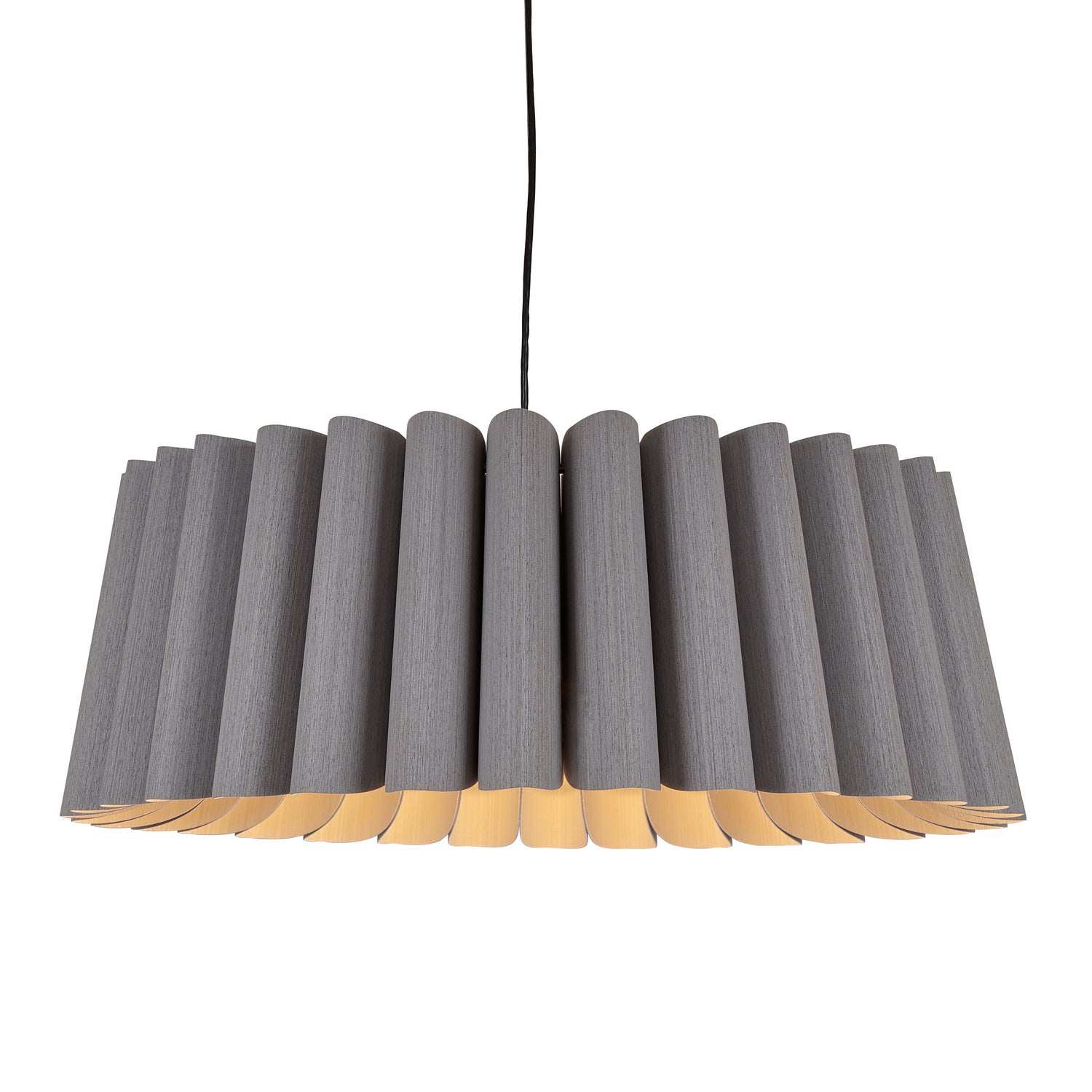 Bruck Lighting - WEPREN/80/GYO/ASH - One Light Pendant - WEP - Black