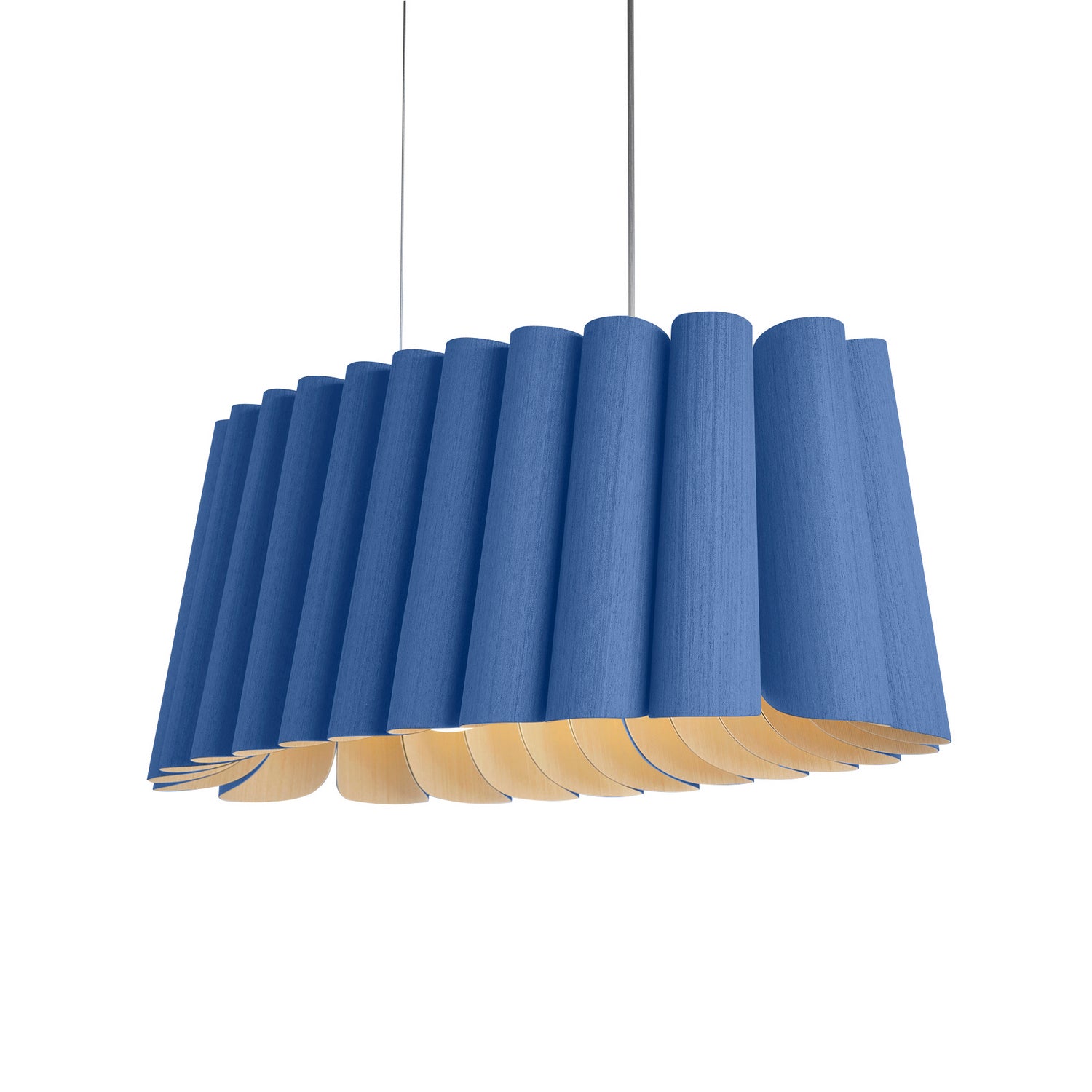 Bruck Lighting - WEPREN/80OVL/BLU/ASH - Two Light Pendant - WEP - Black