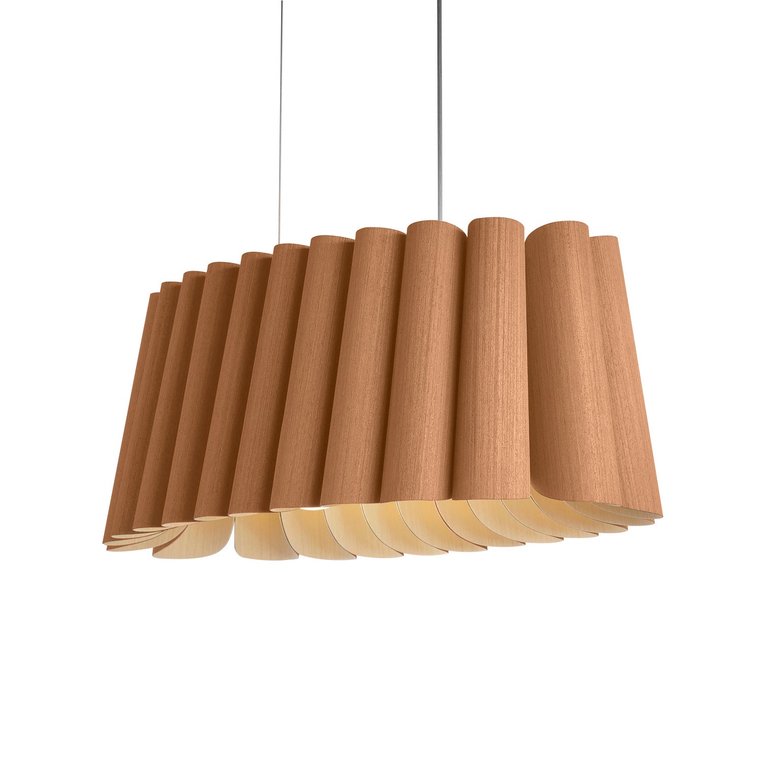 Bruck Lighting - WEPREN/80OVL/PTB/ASH - Two Light Pendant - WEP - Black