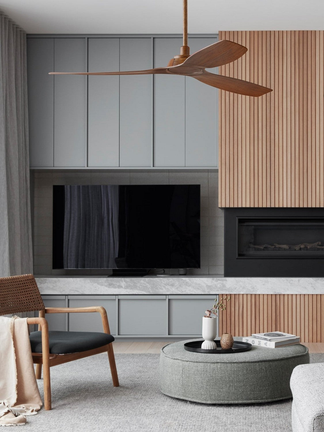 Beacon Lighting - 21065201 - 52"Ceiling Fan - Moto - Dark Koa
