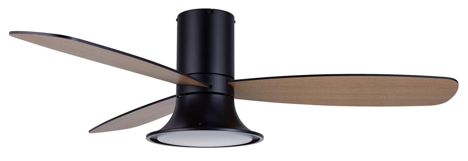 Beacon Lighting - 21066201 - 52"Ceiling Fan - Flusso - Black