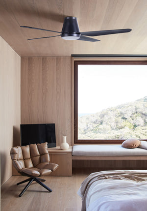 Beacon Lighting - 21300201 - 52``Ceiling Fan - Aria Hugger - Black