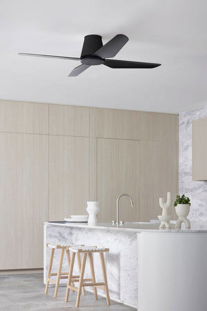 Beacon Lighting - 21300201 - 52``Ceiling Fan - Aria Hugger - Black