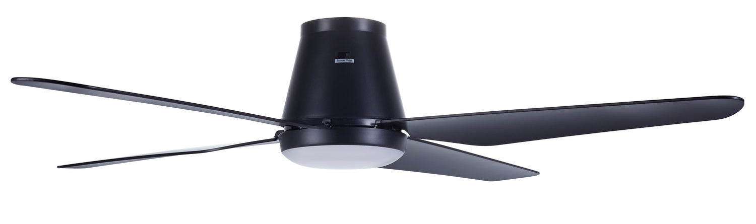 Beacon Lighting - 21300201 - 52``Ceiling Fan - Aria Hugger - Black