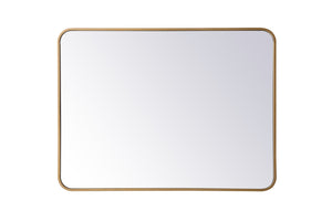 Elegant Lighting - MR802736BR - Mirror - Evermore - Brass
