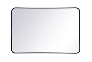 Elegant Lighting - MR802740BK - Mirror - Evermore - Black