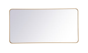 Elegant Lighting - MR803060BR - Mirror - Evermore - Brass