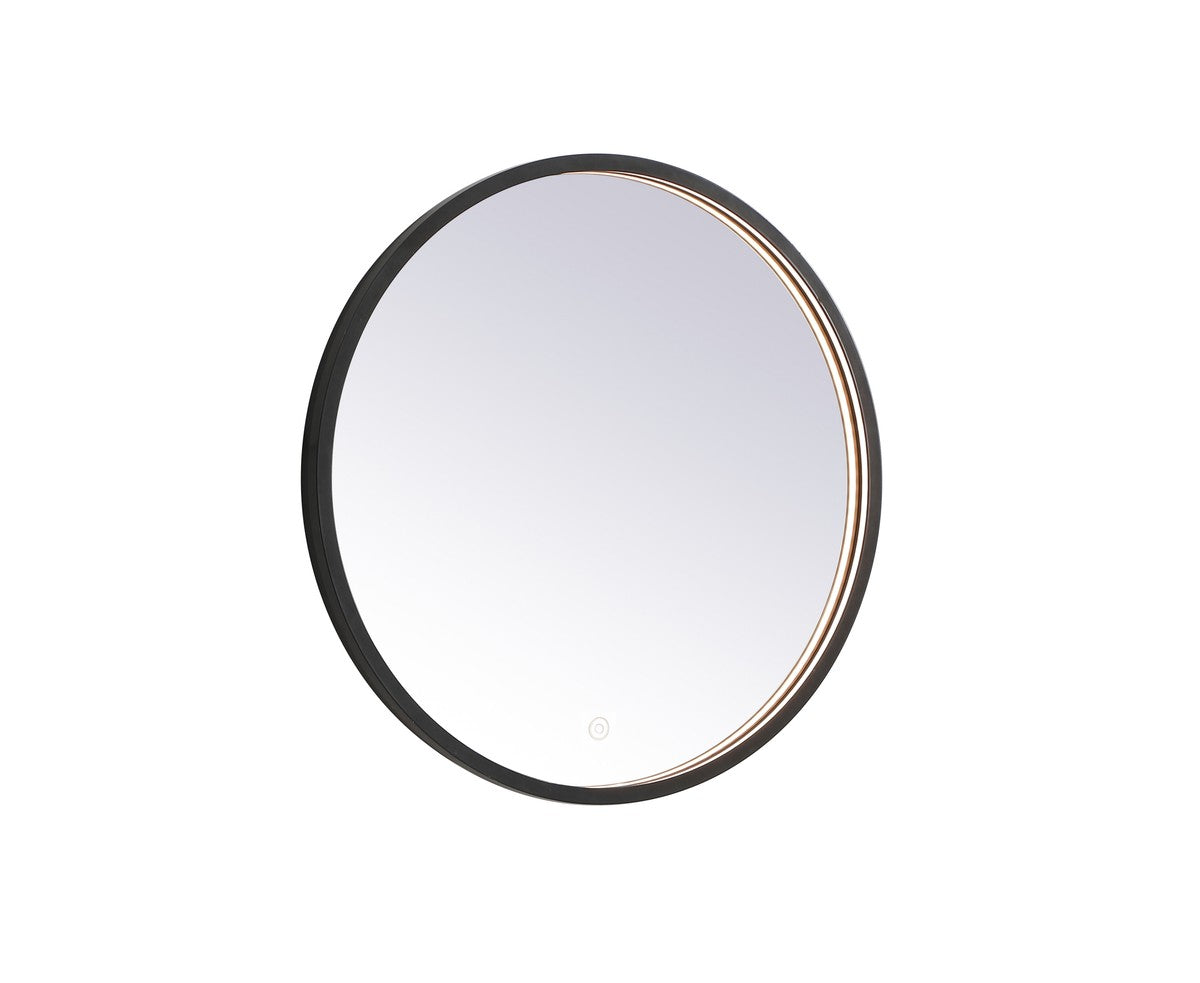 Elegant Lighting - MRE6024BK - LED Mirror - Pier - Black