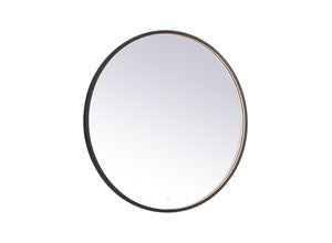 Elegant Lighting - MRE6036BK - LED Mirror - Pier - Black