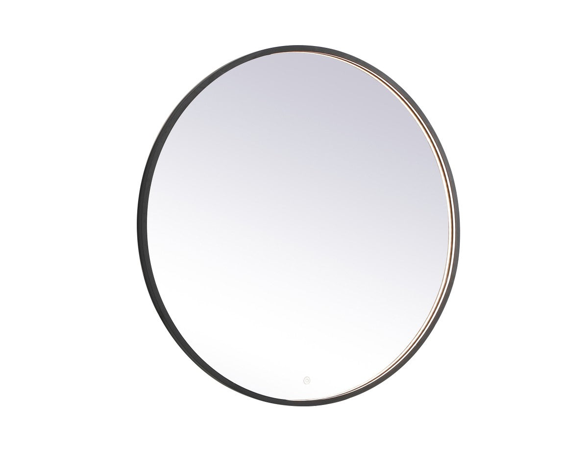 Elegant Lighting - MRE6042BK - LED Mirror - Pier - Black