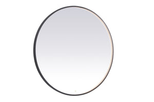 Elegant Lighting - MRE6045BK - LED Mirror - Pier - Black