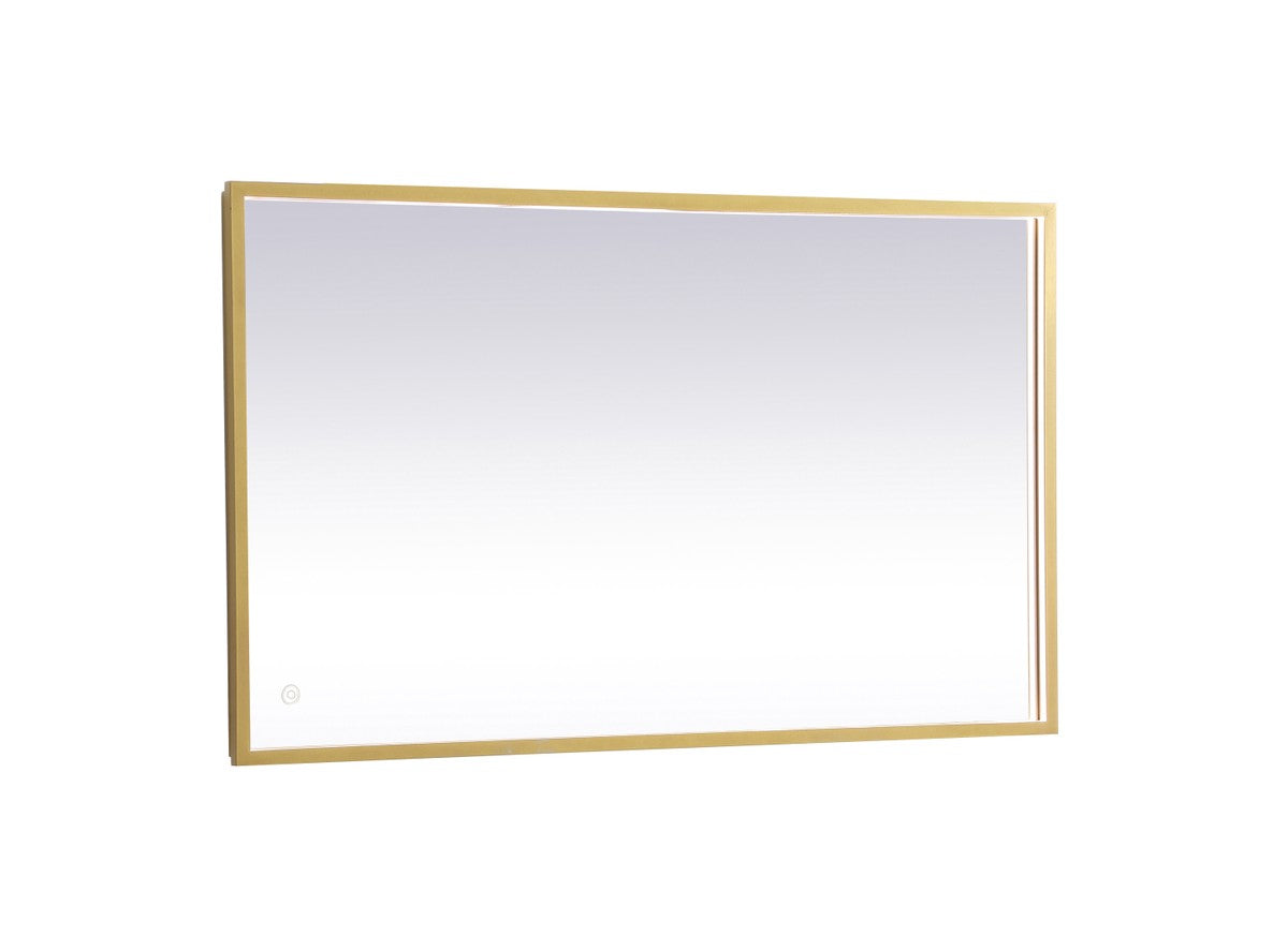 Elegant Lighting - MRE62440BR - LED Mirror - Pier - Brass