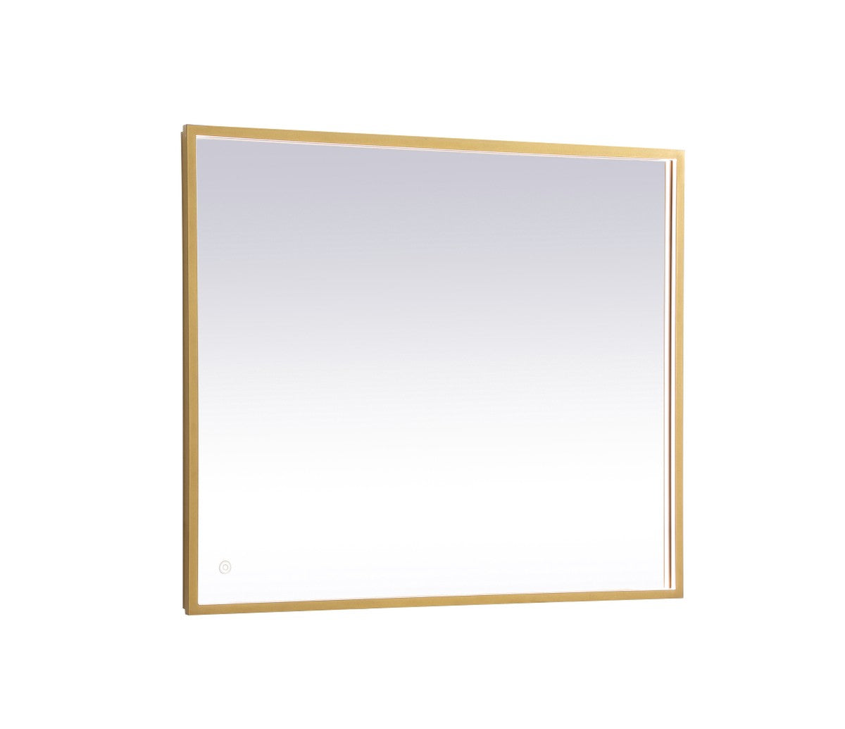 Elegant Lighting - MRE63036BR - LED Mirror - Pier - Brass