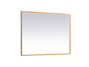 Elegant Lighting - MRE63040BR - LED Mirror - Pier - Brass