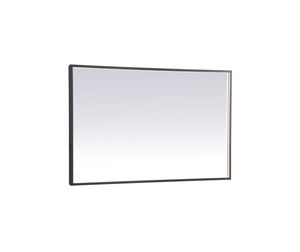 Elegant Lighting - MRE63048BK - LED Mirror - Pier - Black