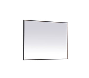 Elegant Lighting - MRE63648BK - LED Mirror - Pier - Black