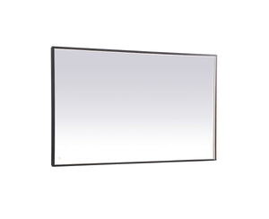 Elegant Lighting - MRE63660BK - LED Mirror - Pier - Black