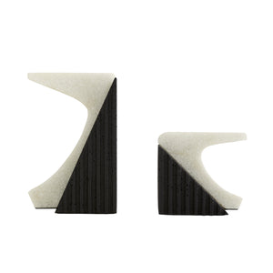 Arteriors - 9112 - Bookends, Set of 2 - Jordono - Ivory