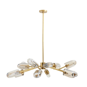 Arteriors - 89067 - 12 Light Chandelier - Javier - Champagne