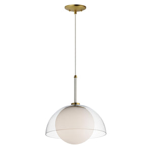 Studio M - SM21303SBR - LED Pendant - Chapeau - Satin Brass