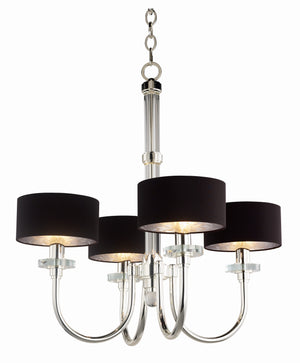 Studio M - SM23754BTPS - Four Light Chandelier - Manhattan - Plated Silver