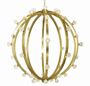 Studio M - SM23776BCSBR - LED Pendant - Norma Jeane - Satin Brass