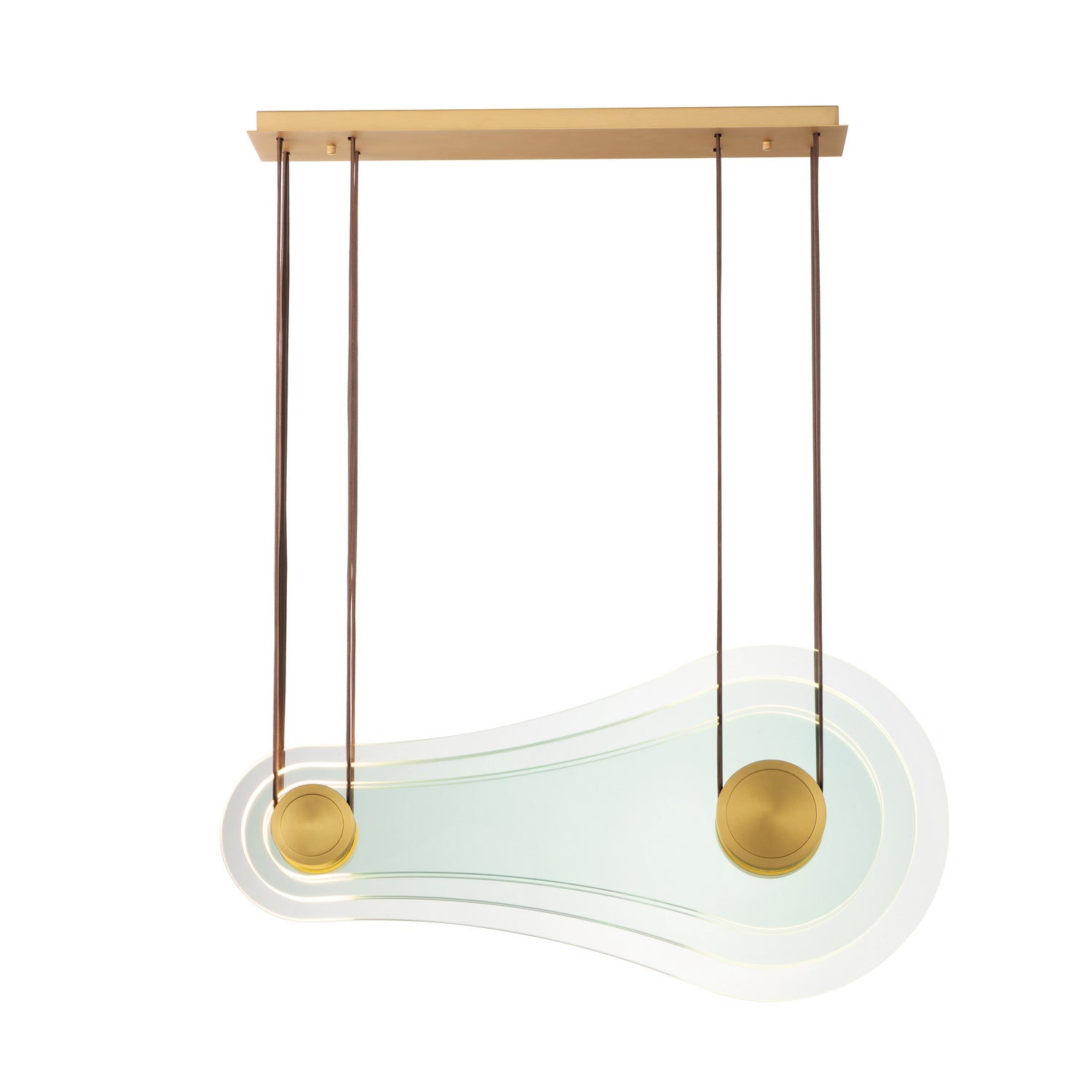 Studio M - SM24402CLNAB - LED Pendant - Stratum - Natural Aged Brass