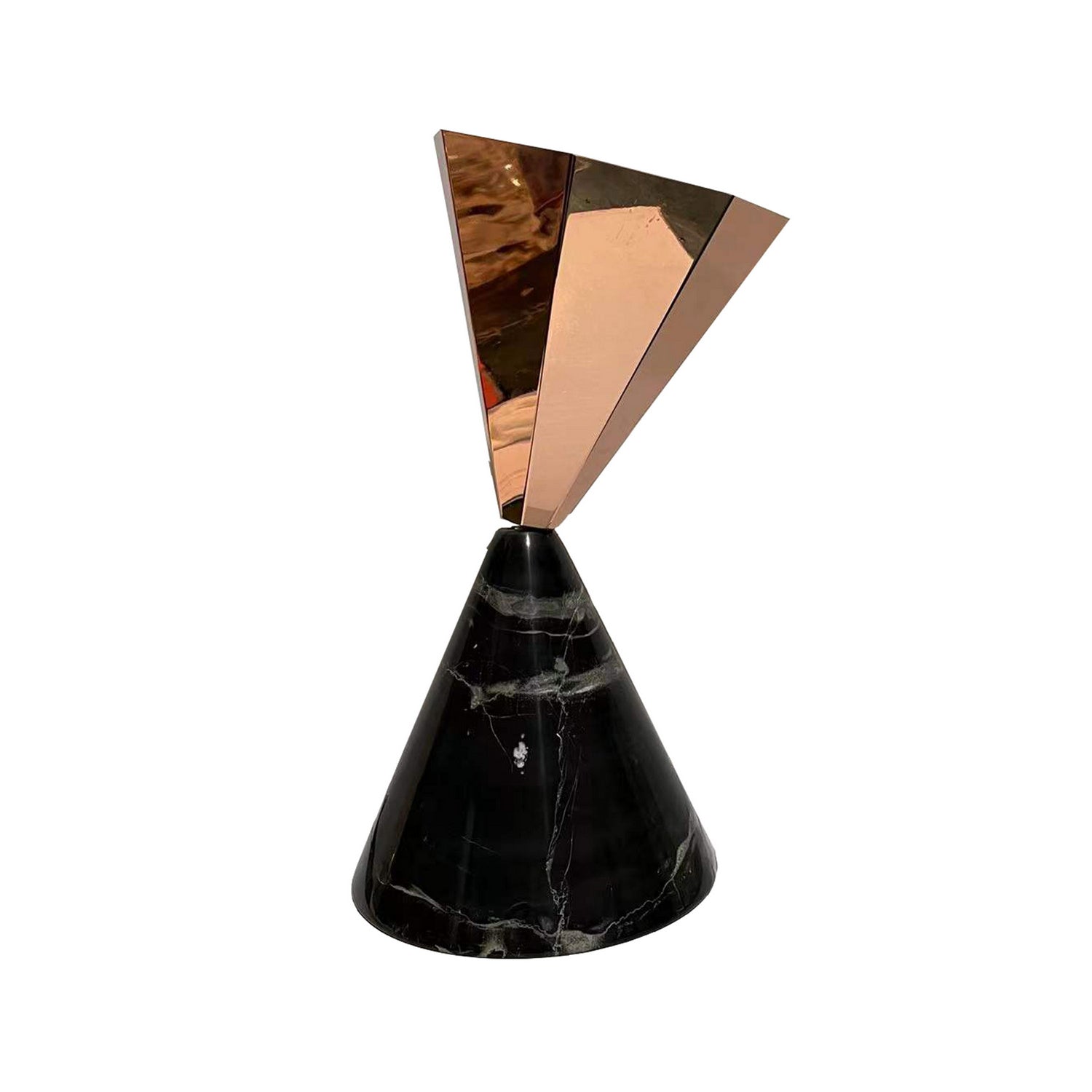 Studio M - SM2441RGBK - LED Desk Lamp - Hourglass - Rose Gold and Black