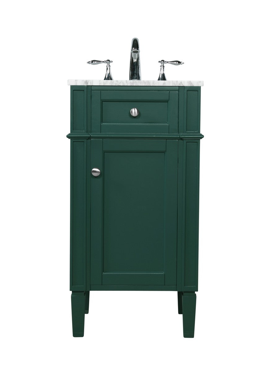 Elegant Lighting - VF12518GN - Single Bathroom Vanity - Park Avenue - green