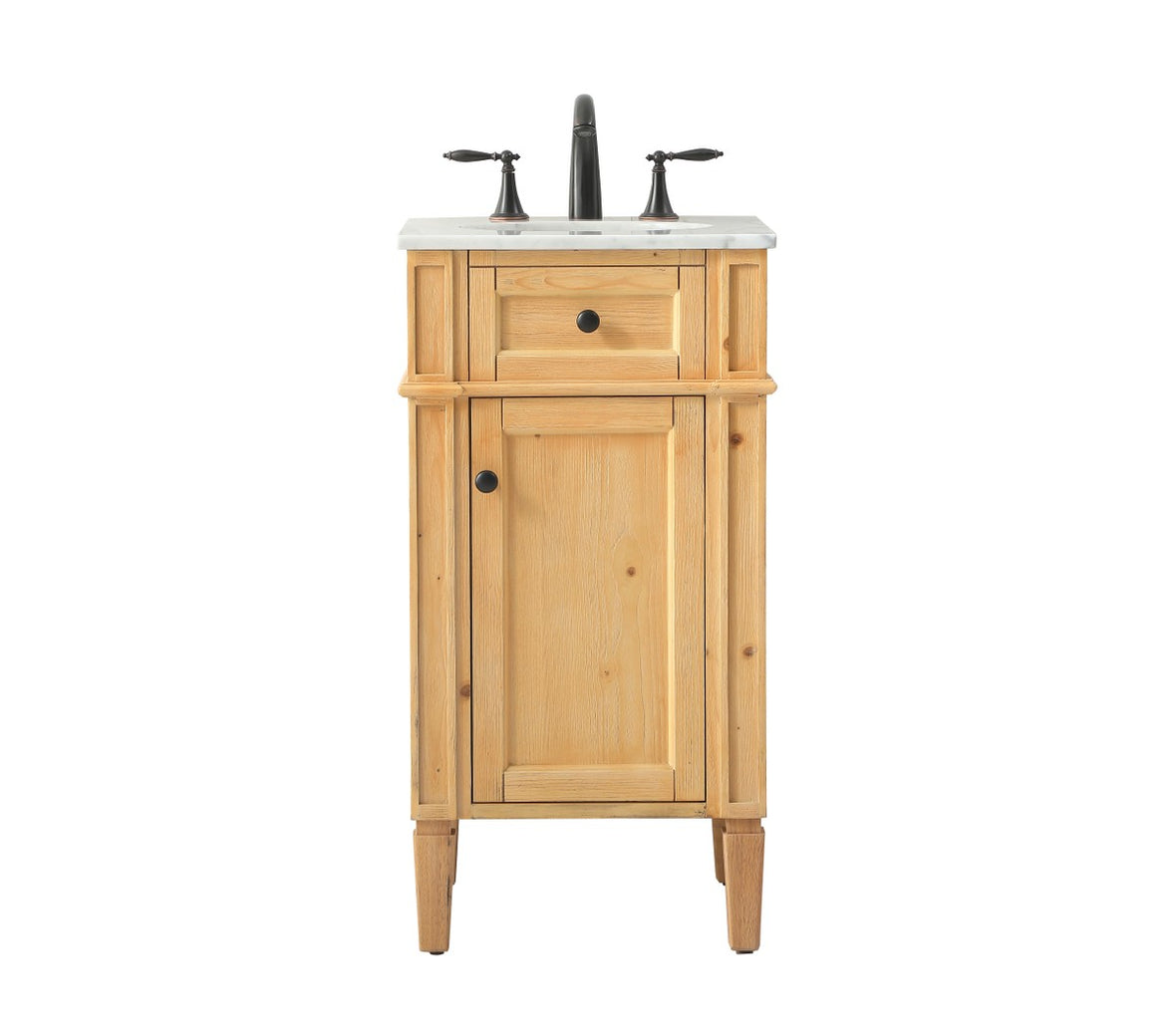 Elegant Lighting - VF12518NW - Single Bathroom Vanity - Park Avenue - natural wood