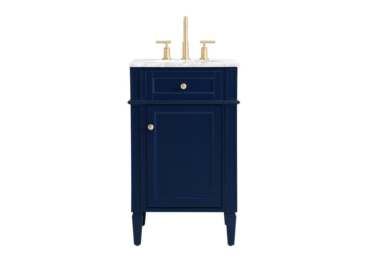 Elegant Lighting - VF12521BL - Single Bathroom Vanity - Park Avenue - blue