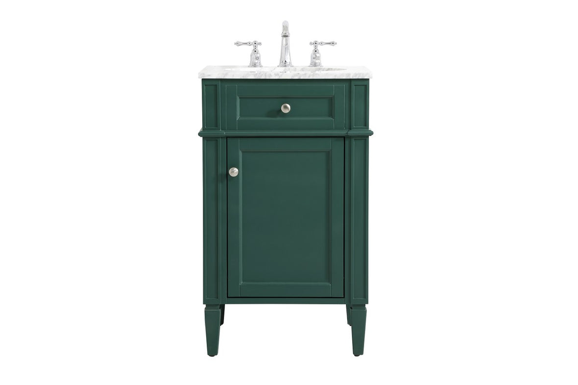 Elegant Lighting - VF12521GN - Single Bathroom Vanity - Park Avenue - green