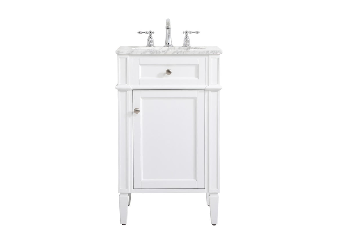 Elegant Lighting - VF12521WH - Single Bathroom Vanity - Park Avenue - white