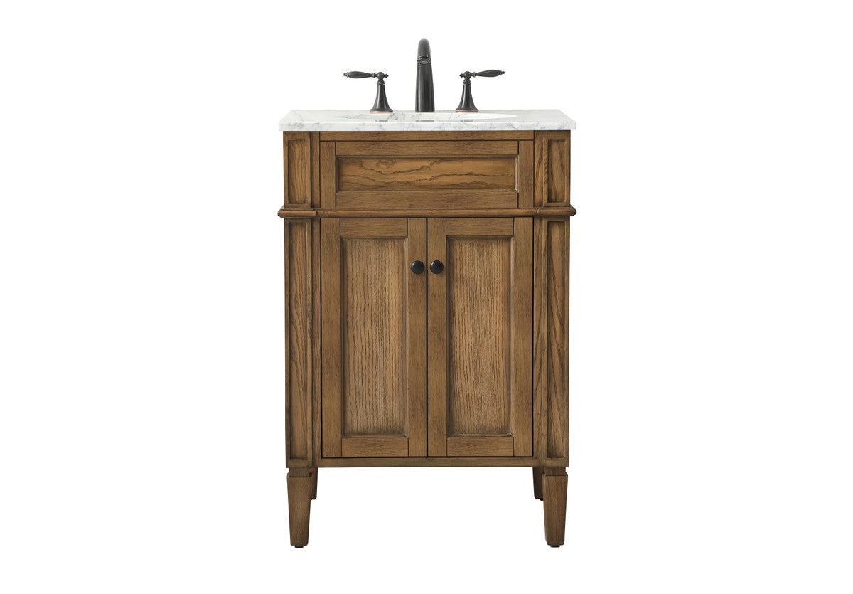 Elegant Lighting - VF12524DW - Single Bathroom Vanity - Park Avenue - Driftwood