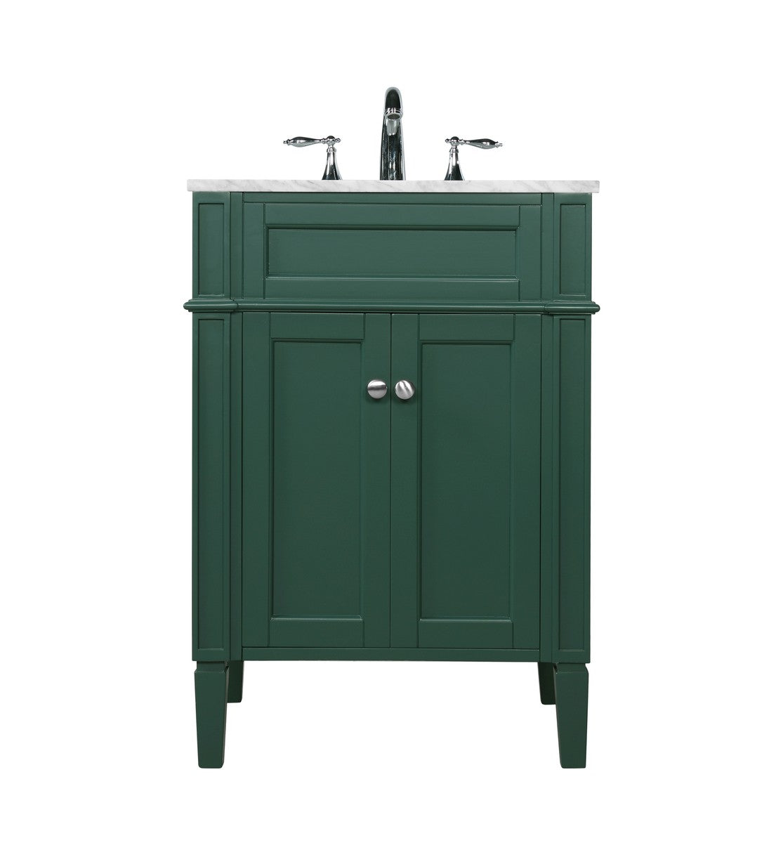 Elegant Lighting - VF12524GN - Single Bathroom Vanity - Park Avenue - green