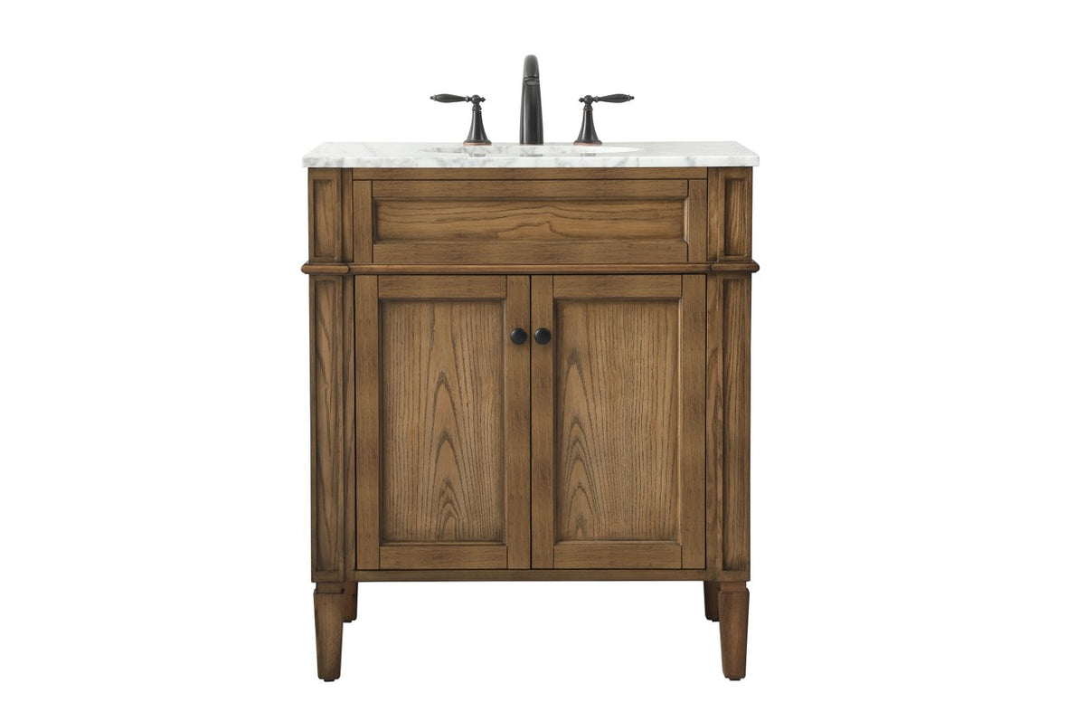 Elegant Lighting - VF12530DW - Single Bathroom Vanity - Park Avenue - driftwood