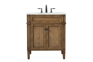 Elegant Lighting - VF12530DW - Single Bathroom Vanity - Park Avenue - Driftwood