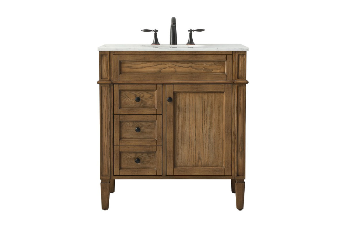 Elegant Lighting - VF12532DW - Single Bathroom Vanity - Park Avenue - driftwood